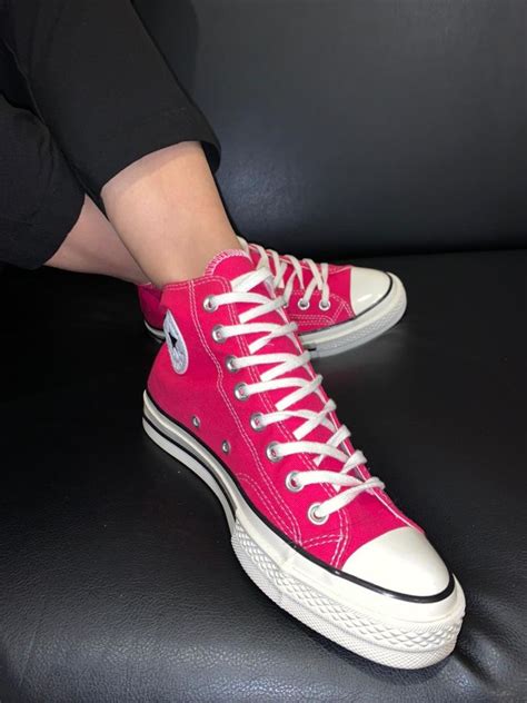 Купить со скидкой кеды Converse Chuck Taylor 70 высокие розовые 161442C ...