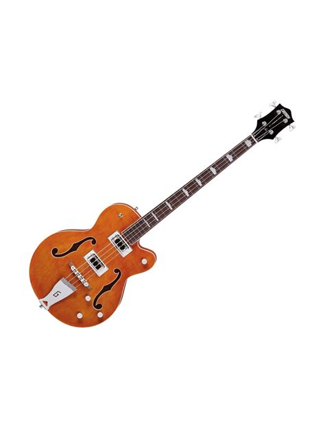 Gretsch G5440lsb Electromatic Hollow Body Long Scale Bass Rosewood Fb Orange