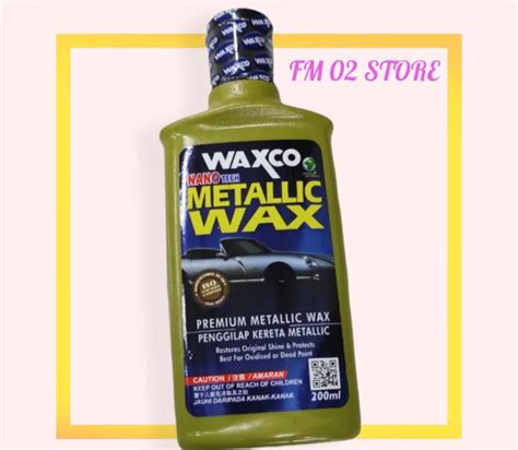 Waxco Metallic Wax Nano Tech 200ML Lazada Indonesia