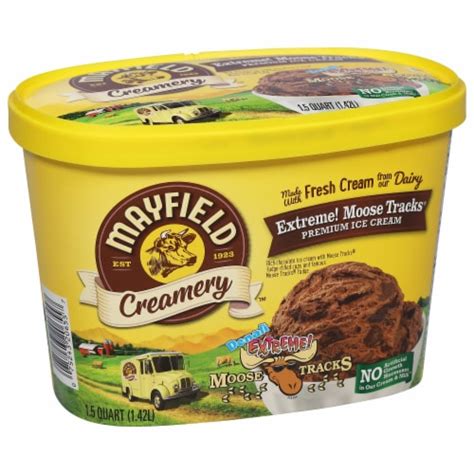 Mayfield Creamery® Extreme Moose Tracks® Ice Cream Tub 1 5 Quart Kroger