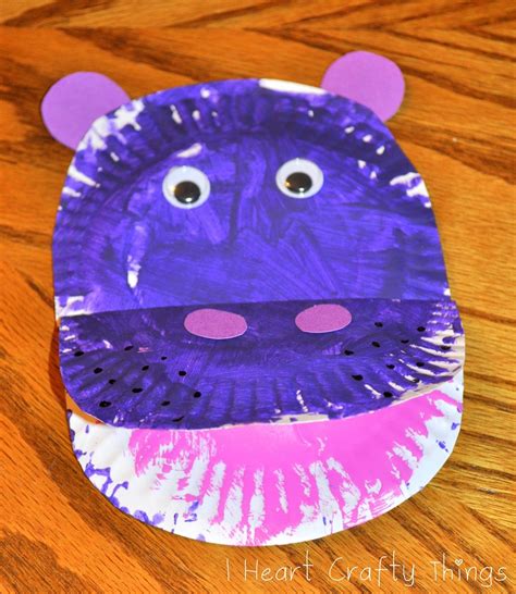 Paper Plate Hippopotamus Craft Artofit