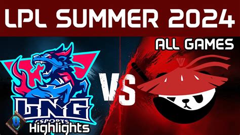 LNG Vs AL Highlights ALL GAMES LPL Summer 2024 LNG Esports Vs