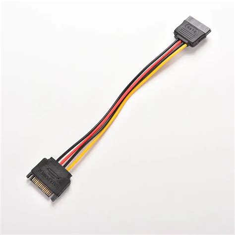 Cm Pin Sata Male To Female Pin P Sata Adapter Power Extension