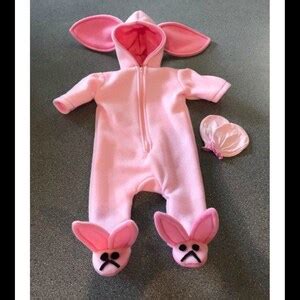 Pink Bunny Costume, Pink Rabbit Costume, Rabbit Costume, Bunny Costume ...