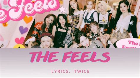 Twice The Feels Lyrics Color Coded Lyrics Youtube