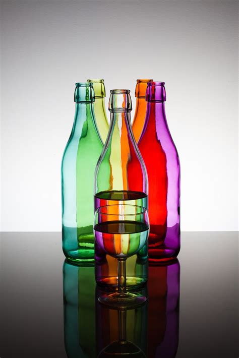 Bottles And Glasses Glass Photography