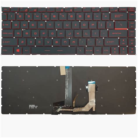 Πληκτρολόγιο Laptop Keyboard For Msi Gs65 8se 8sg 8sf Stealth Gs65vr Ms 16q2 Ms 16q1 Nsk Fddbn