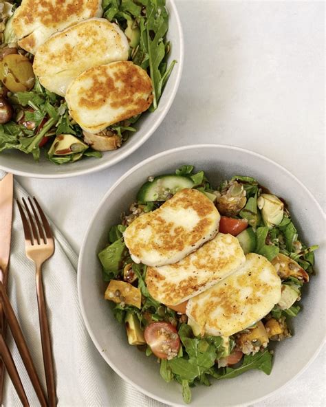 Halloumi Salad Eat For Life Dietetics