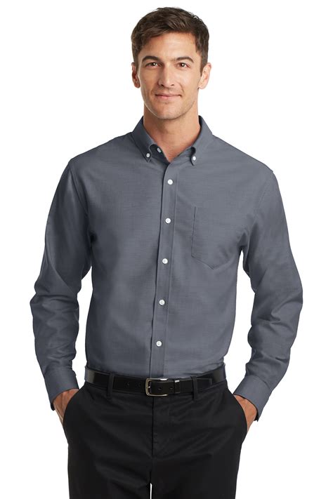 Port Authority Tall SuperPro™ Oxford Shirt | Product | SanMar