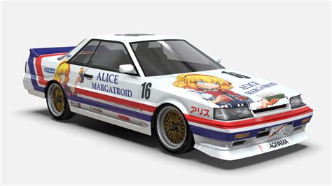 Nissan Skyline R31 Gts R Racing Itasha Style 3d Model By Joko P [0acbe01] Sketchfab