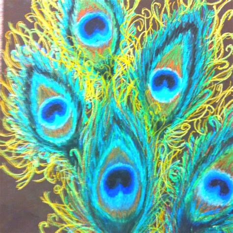 Em Geral 97 Imagen Peacock Drawing With Oil Pastel Colour El último