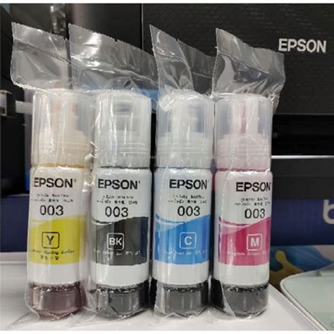 Epson 003 Ink 100 Original Refill Ink 003 Bote Ng Epson Inks L3210l1110l1210l3110l3120