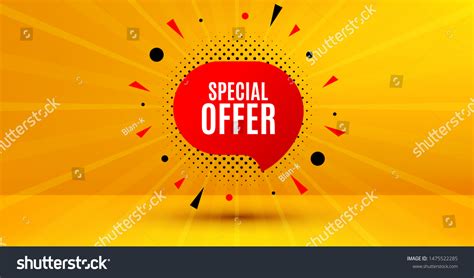 Discount Banner Shape Special Offer Badge Stock Vector Royalty Free