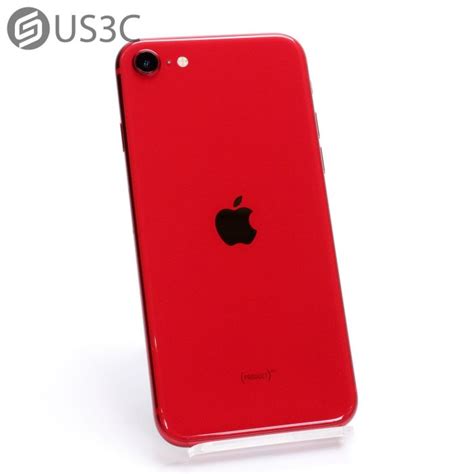 【us3c 台南店】【一元起標】台灣公司貨 Apple Iphone Se 2 128g 47吋 紅色 Retina Hd顯示器 指紋辨識