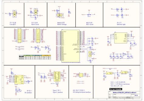 Stm32f405 Development Board Pinout Schematic Diagram Weact