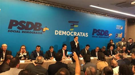 Em evento lotado DEM formaliza apoio à candidatura de João Doria PSDB SP