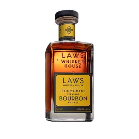 Laws Whiskey House Four Grain Cask Straight Bourbon Whiskey 750ml