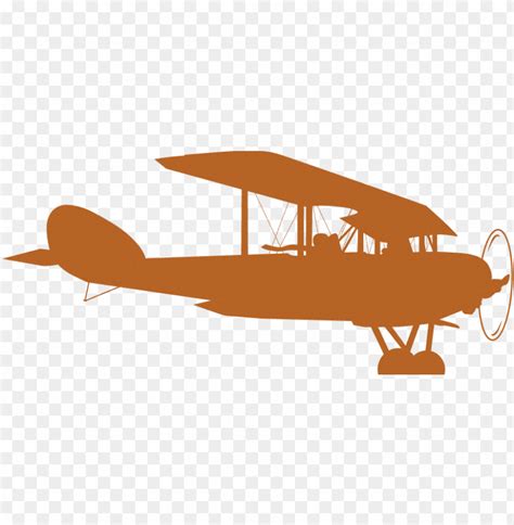 Vintage Airplane Clipart No Background