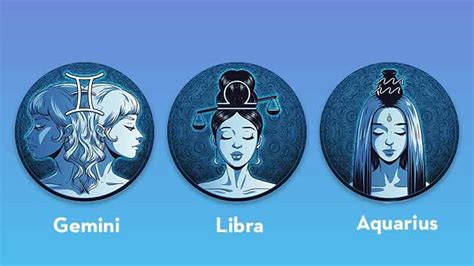 Zodiac Air Signs: What Sets Gemini, Libra and Aquarius Apart from ...