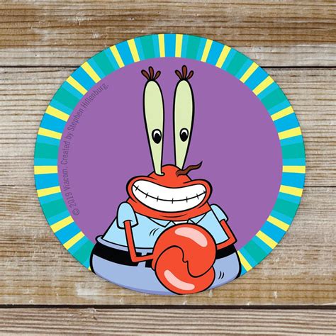 Mr Krabs Stickers Spongebob Squarepants Shop