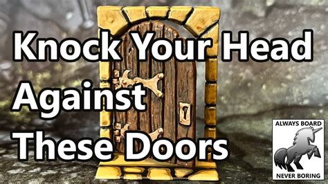 Advanced Heroquest Doors How To Paint The Doors And Trying Not To