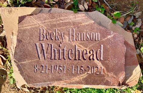 Hand Engraved Natural Limestone Gravemarkers Are Unique And Beautiful