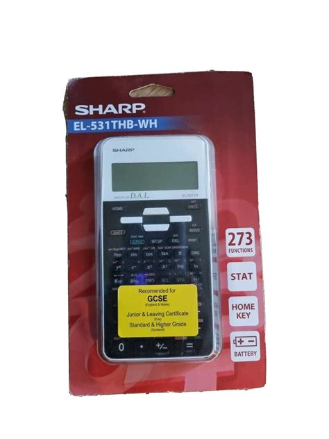 Sharp El531xbwh Scientific Calculator Black For Sale Online EBay