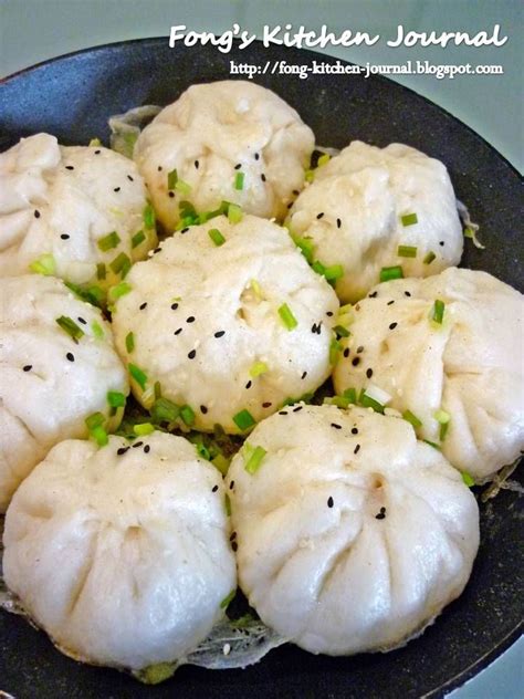 Pan Fried Steamed Buns Steamed Buns Cooking Recipes Easy Chinese