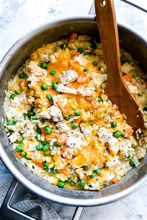 Creamy Chicken And Rice One Pot Comfort Food