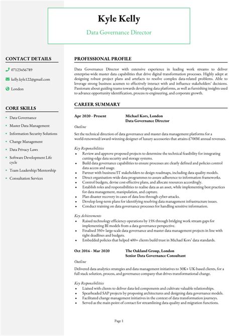 Data Governance Plan Template Templates 2 Resume Examples Images