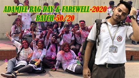 Adamjee Cantonment College Rag Day And Farewell 2020 Youtube