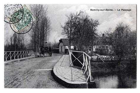 Romilly Sur Seine Romilly Sur Seine Le Passage Carte Postale