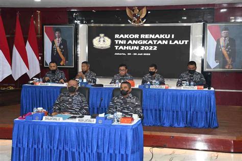 Lantamal III Jakarta Ikuti Rakor Renaku I TNI AL Tahun 2022 Secara