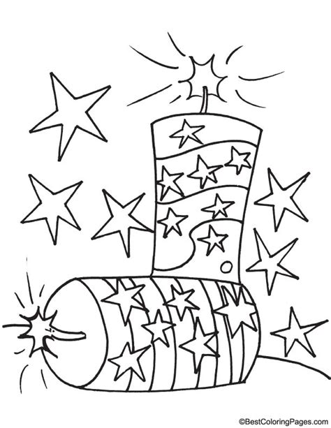 Deepavali crackers coloring page | Download Free Deepavali crackers ...