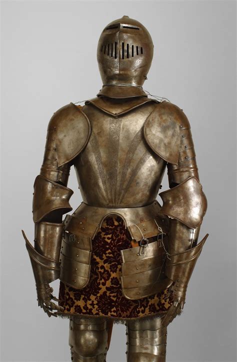 Italian Renaissance Style Etched Suit Of Armor For Sale At 1stdibs