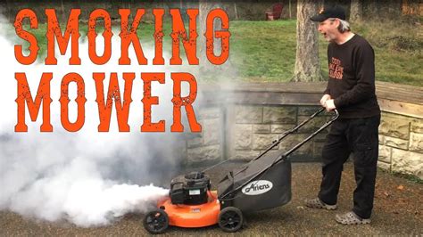 Lawn Mower Engine Smoking After Cleaning