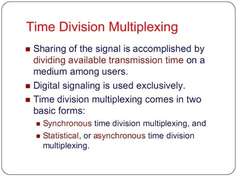 Multiplexing Frequency Division Multiplexing Fdm Time Division