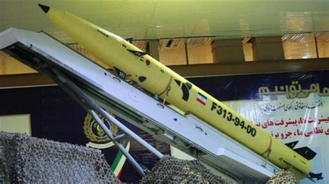 Iran Unveils Its New Missile Fateh 313 Saturday In A Ceremony In