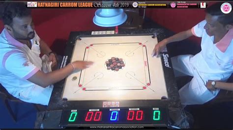 Mca Live Rcl Th Yogesh Dhongade Carrom Hitters Vs Abhishek Chavan