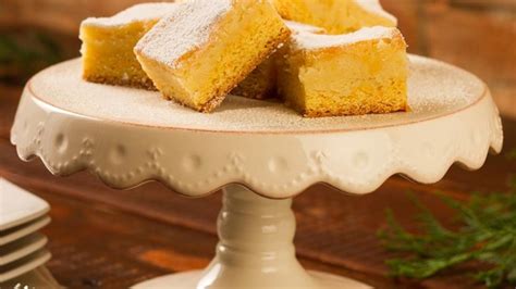 Buttery Cake Squares Recipe