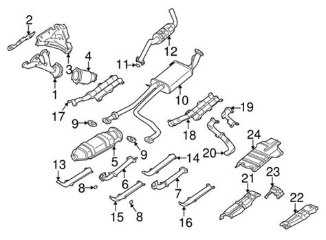 2002 Nissan Pathfinder Exhaust Diagram