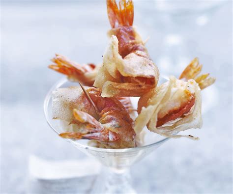 Recette Facile Croustillants De Gambas Au Jambon De Savoie