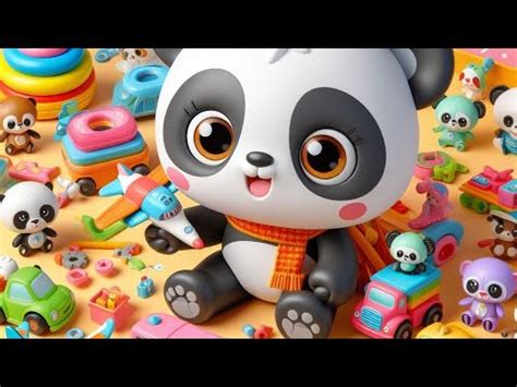 BABYBUS KERAJINAN DIY PANDA KECIL KIKI MEMBUAT MAINAN YouTube