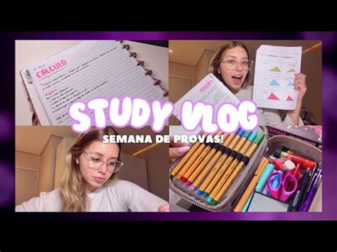 MINHA ROTINA DE ESTUDOS PARA AS PROVAS Study Vlog Luiza Vinco YouTube