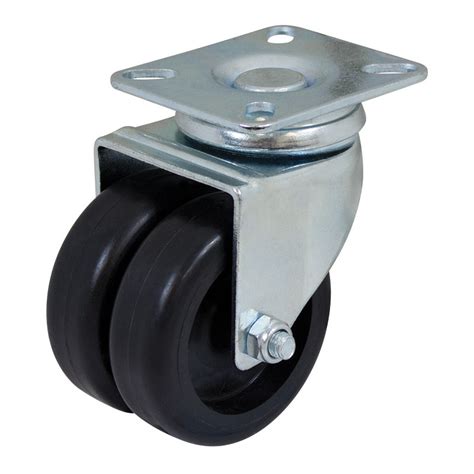 75mm Swivel Twin Wheel Utility Castor S3716 Richmond Wheel Castor Co