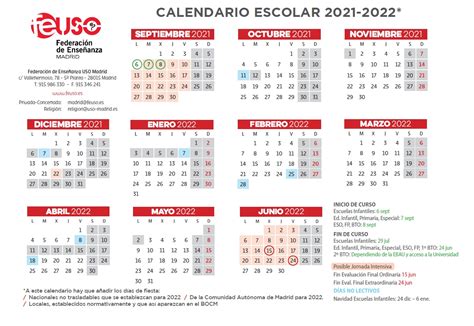 Calendario Escolar Calendario Escolar Madrid Images The Best Porn Website