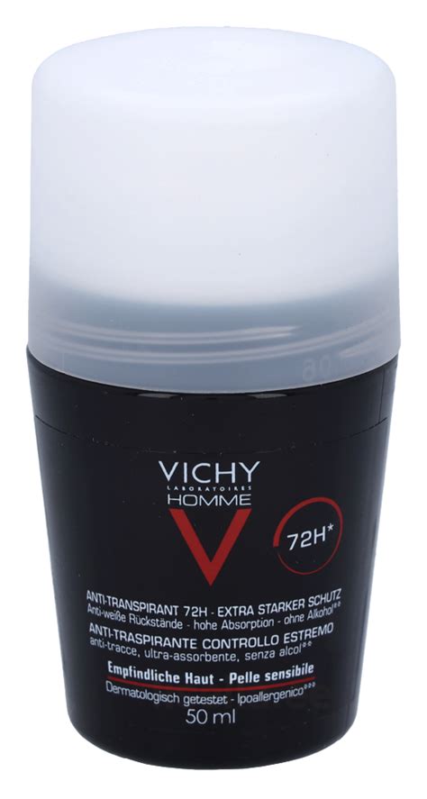 Vichy Homme Roll On Deodorant Sensitive Skin H Ml Lisella Ee