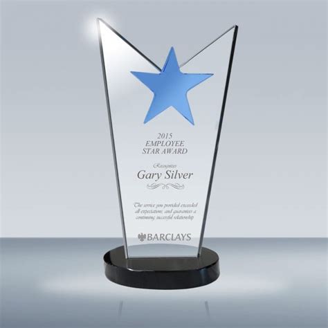 Pastor Appreciation Gift Blue Flame Crystal Plaque 005 Goodcount