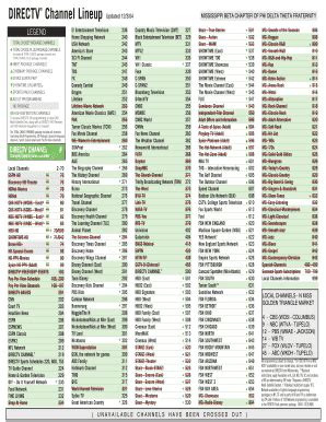 Spectrum Tv Guide Printable Fill Online Printable Fillable Blank 89D