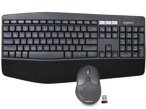 R Zestaw Logitech Mk Klawiatura Mysz Bezprzewodowa Akcesoria